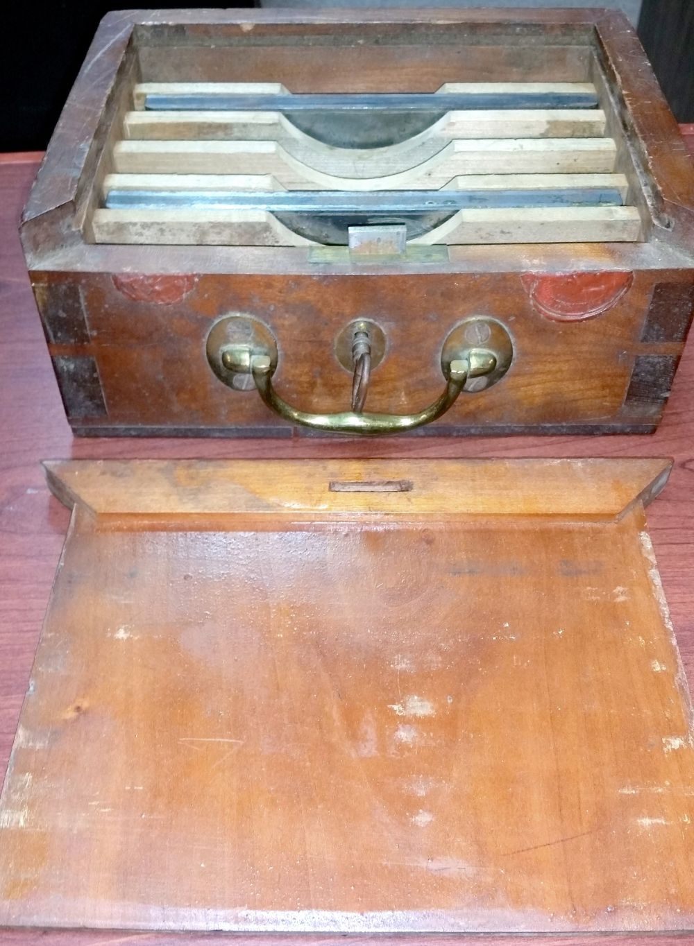 Maine-Obsolete-Printing-Plates-In-Original-Wax-Sealed-&-Keyed-Storage-Box!