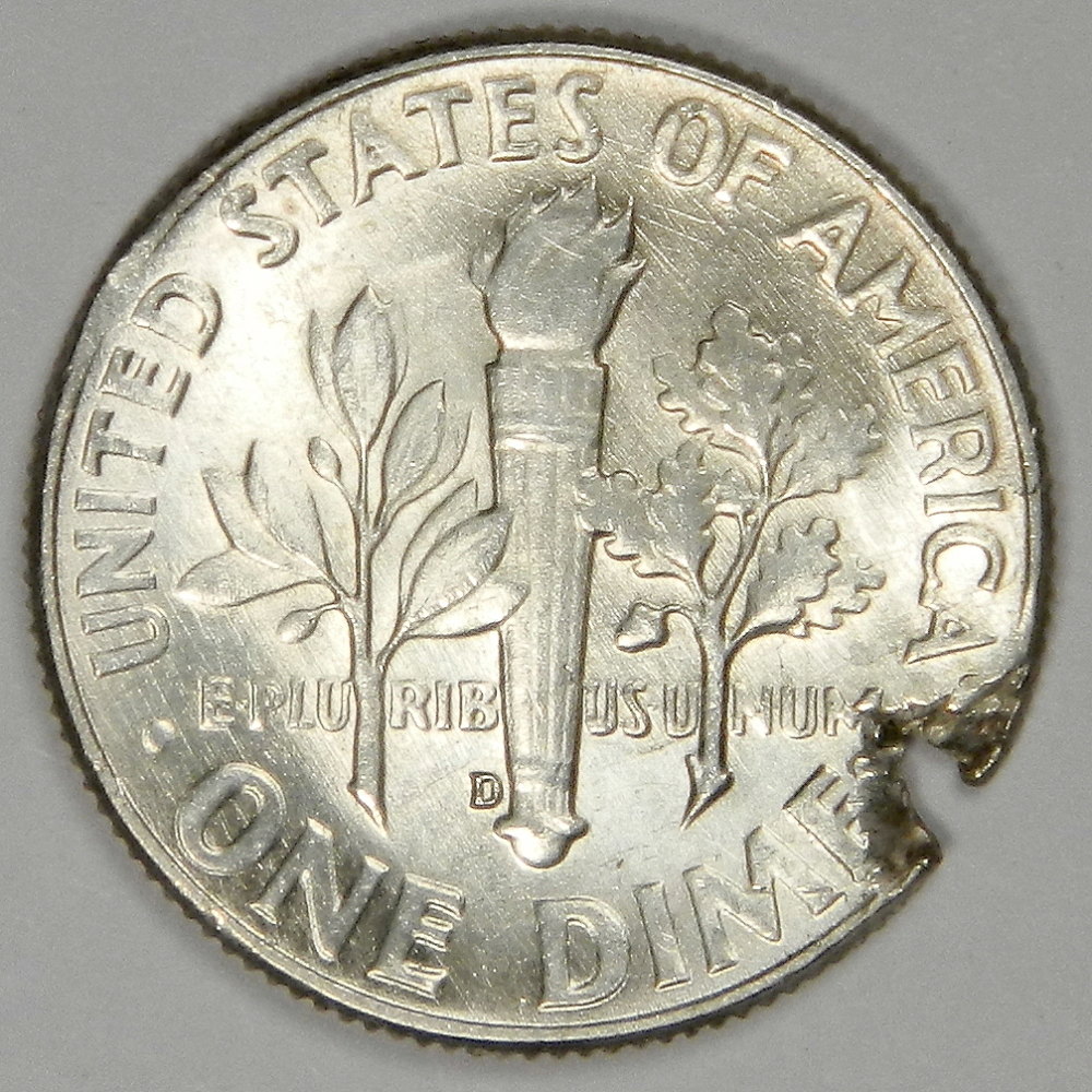 Silver-Roosevelt-Torn/Ripped-Planchet---What-Is-This-Error-Called?