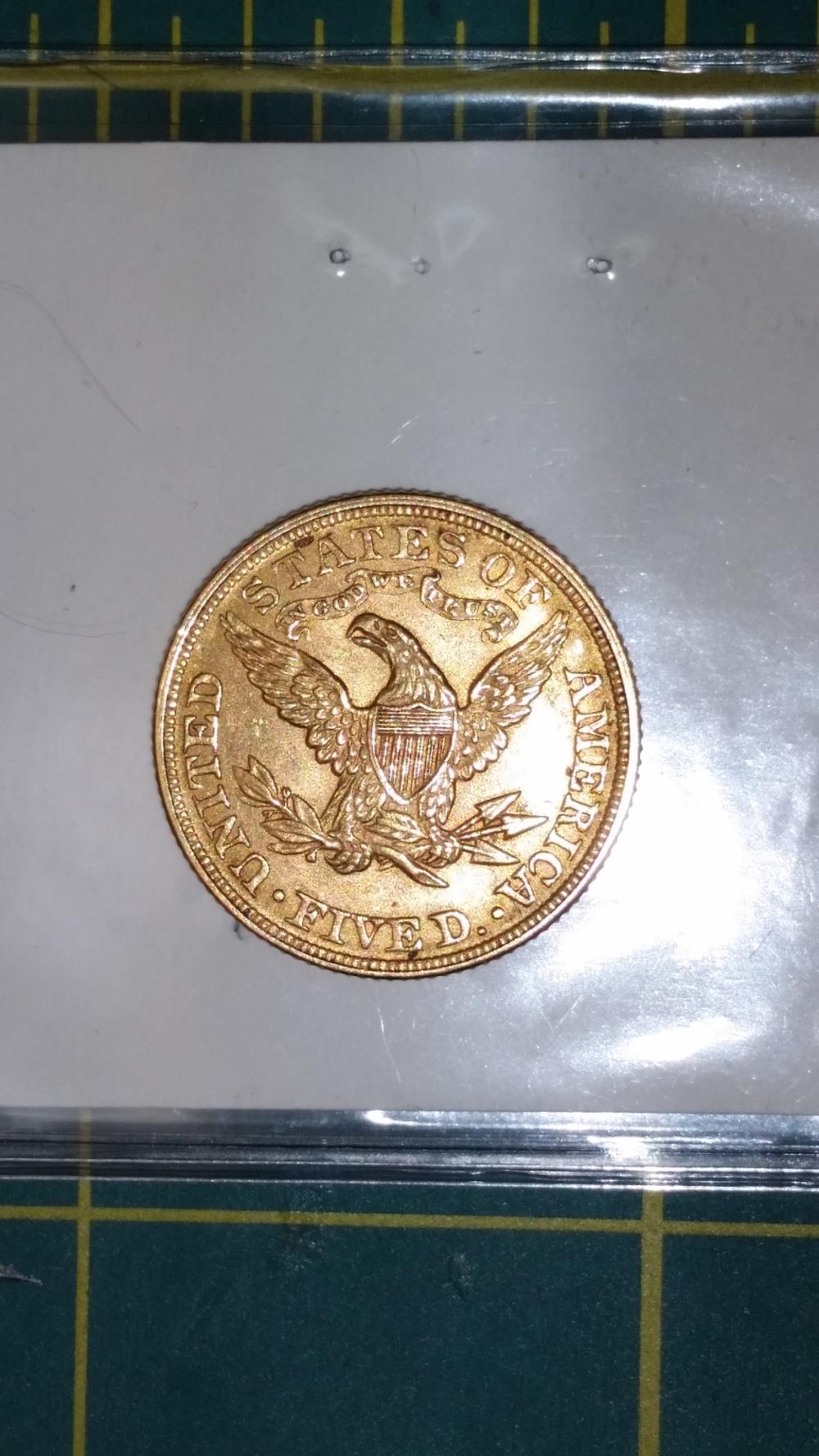 1880-P-$5-Gold-Liberty-Coin