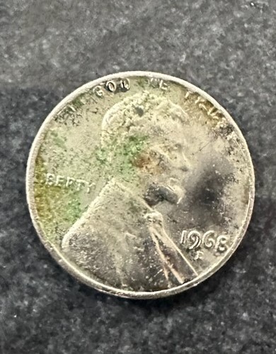 1968-D-Lincoln-Cent,-Silver-And-Magnetic?