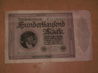 1923-Reichsbanknotes-&-1950-Taiwan-Kinmen-Notes