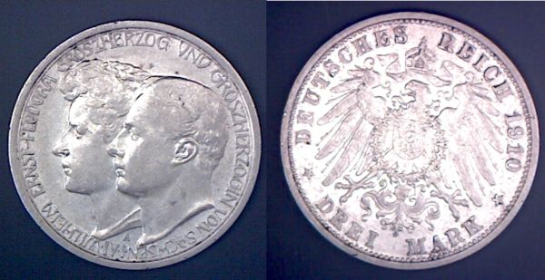 Saxe-Weimar-Eisenach-3-Mark