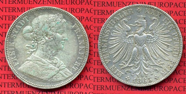 1865-Frankfurt-Thaler