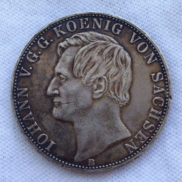 1861-Saxony-Doppeltaler