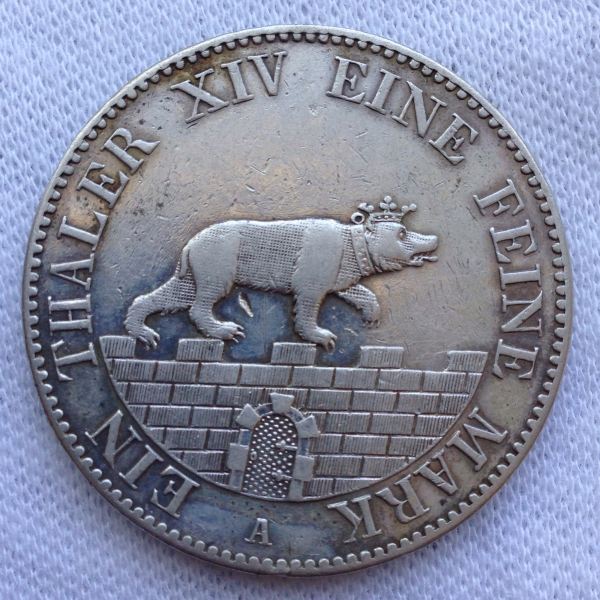 1855-Anhalt-Mining-Thaler