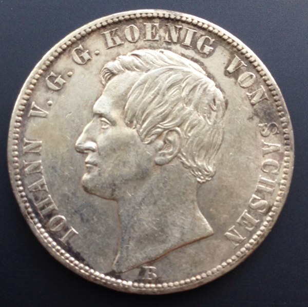 1869-Saxony-Thaler