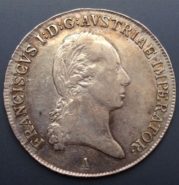 1815-Austria-Half-Thaler