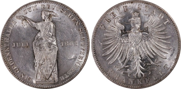1862-Frankfurt-Thaler