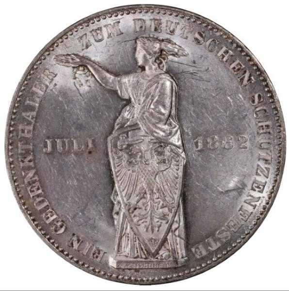 1862-Frankfurt-Thaler