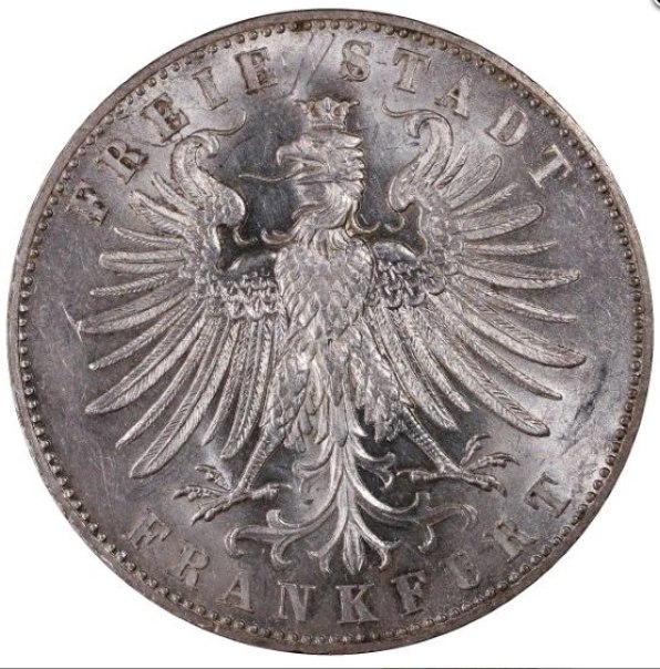 1862-Frankfurt-Thaler