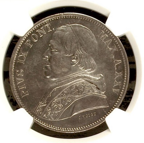 1870-Vatican/-Papal-State-5-Lire-Help