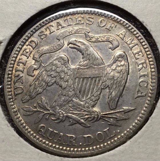 1875-Seated-Quarter-For-Grading