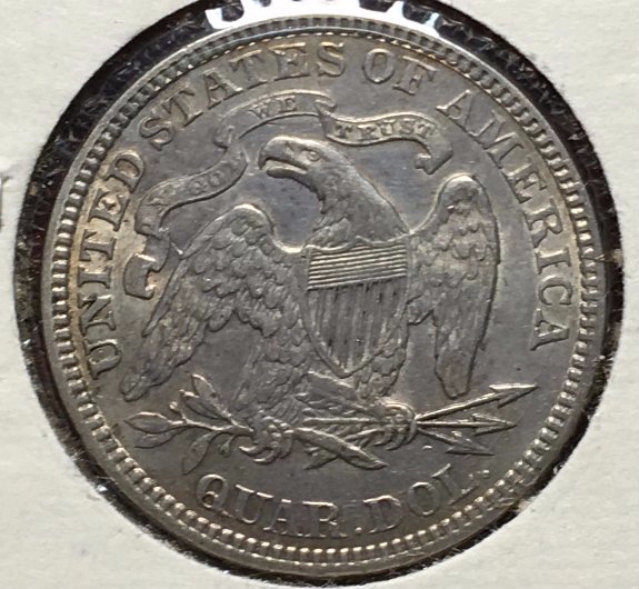 1875-Seated-Quarter-For-Grading