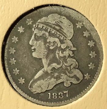 1837-Capped-Bust-Quarter-For-Grading