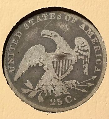 1837-Capped-Bust-Quarter-For-Grading