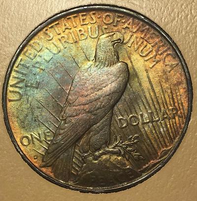 1922-D-Toned-Peace-Dollar-For-Grading