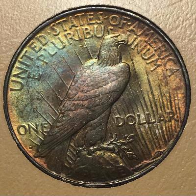 1922-D-Toned-Peace-Dollar-For-Grading