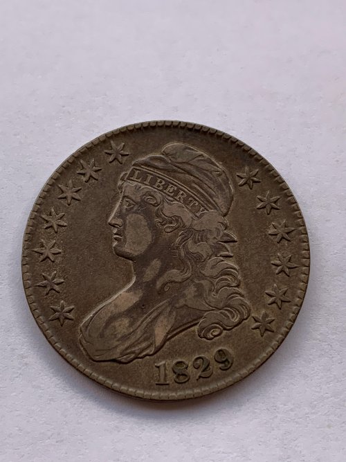 1829-Capped-Bust-Half-Dollar-For-Grading