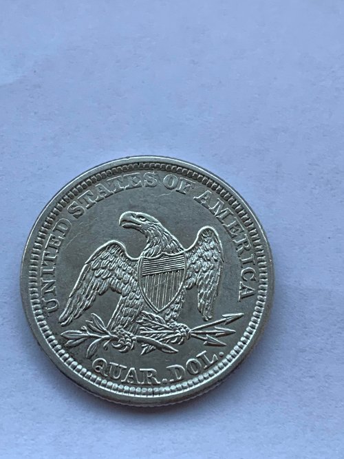 1857-Seated-Quarter-For-Grading