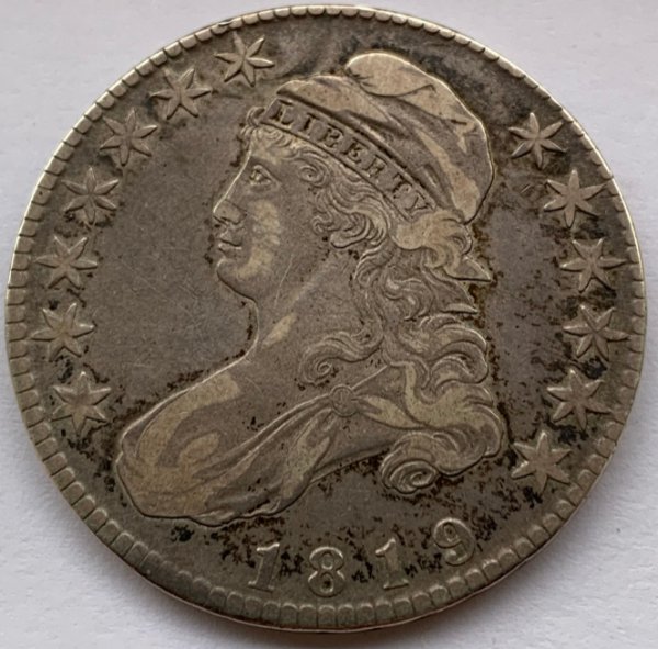 1819-Capped-Bust-Half-Dollar-O-108-For-Grading