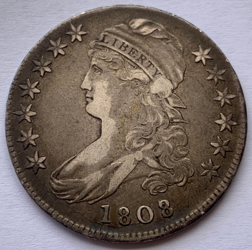 1808/7-O-101-Capped-Bust-Half-Dollar-For-Grading