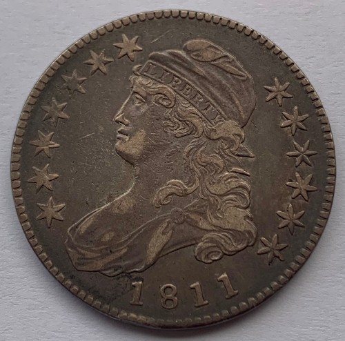 1811-Capped-Bust-Half-Dollar-O-105-For-Grading