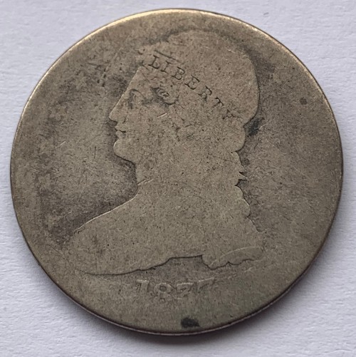 1837-Capped-Bust-Half-For-Grading