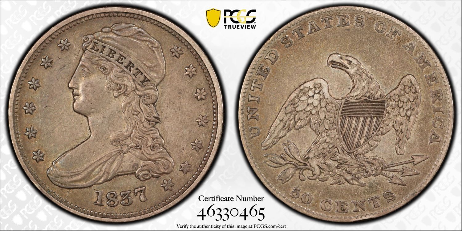 1837-Capped-Bust-Half-Dollar-For-Grading