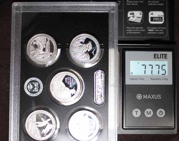 Weight-Of-A-5-Silver-Quarter-Mint-Set-?