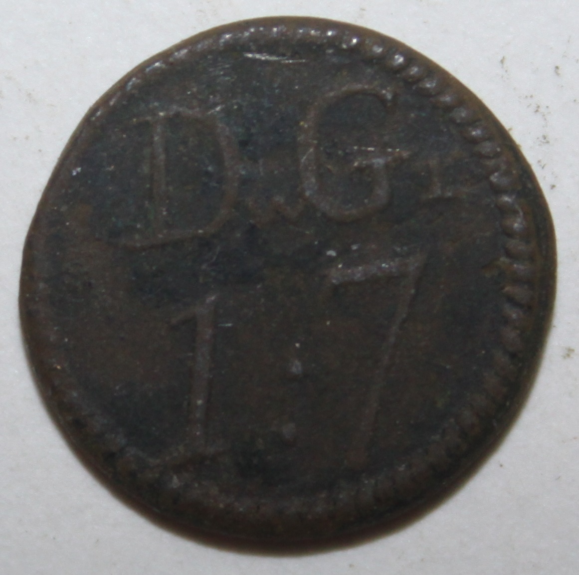 Unknown-6---Found-Among-A-Lot-Of-Old-British-Copper-Id:-Coin-Weight
