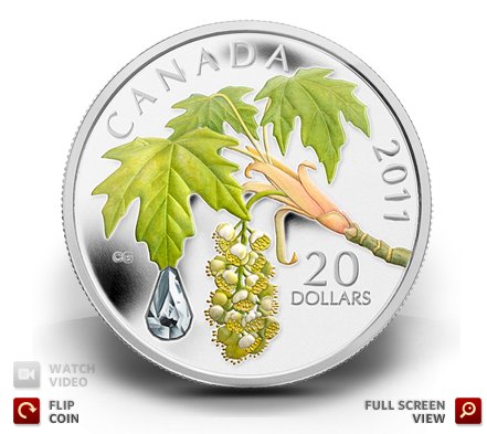 More-New-Coins-From-RCM-Kilo,-1/2-Oz-Maple,-Crystal-Dew...