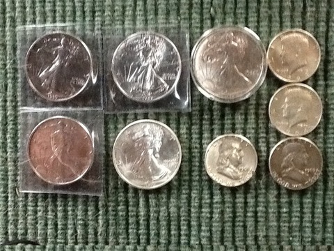Grimy-American-Silver-Eagles