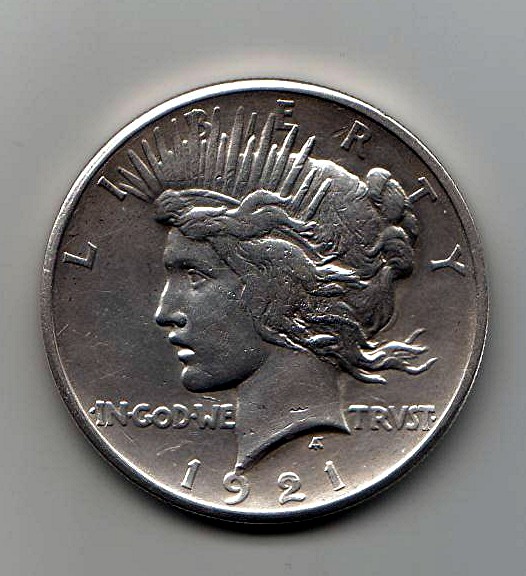 1921-Peace--Dollar