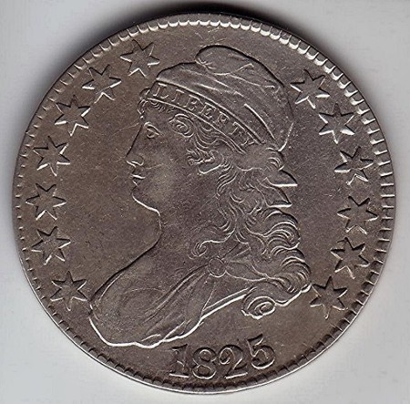1825-Bust-Half
