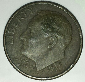 1991-D-Dime