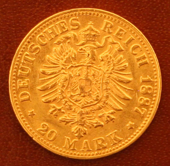 Prussia-1887-20-Mark