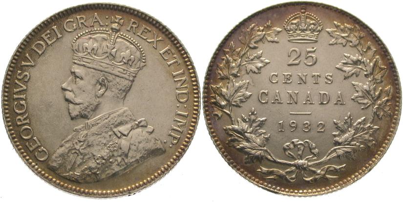 Canada-1932-25-Cents