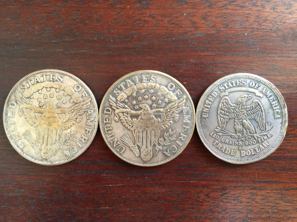1799-Coin-And-1875-Trade-Dollar
