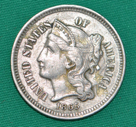 Three-Cents-1865-Grading