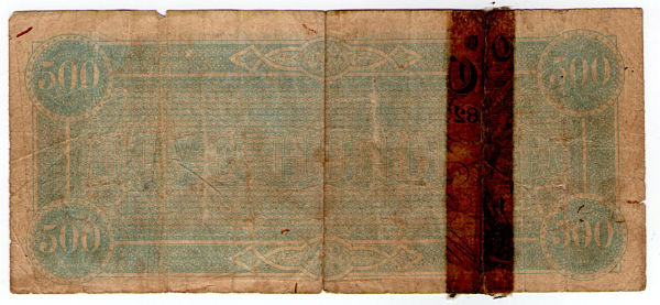 500$-1864-Confederate-States-Reproduction-Question