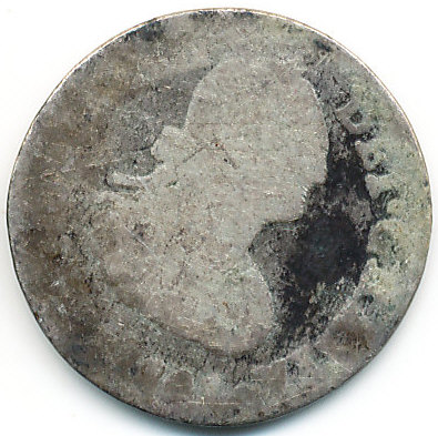 Small-Silver-Coin-Without-Great-Detail-|-Spanish-Mexico-1/2r