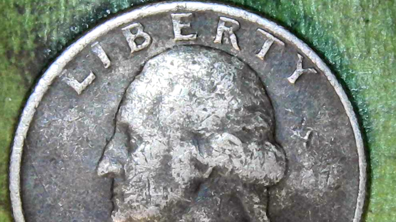 1977-No-Mint-Mark-Quarter-Why-Is-It-Black-Is-It-Caused-From-Grease