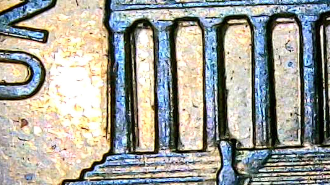 On-The-Reverse-Of-My-1989-D-Cent-On-Right-Next-To-The-Left-Pillar-Is-That-Some-Sort-Of-Doubling