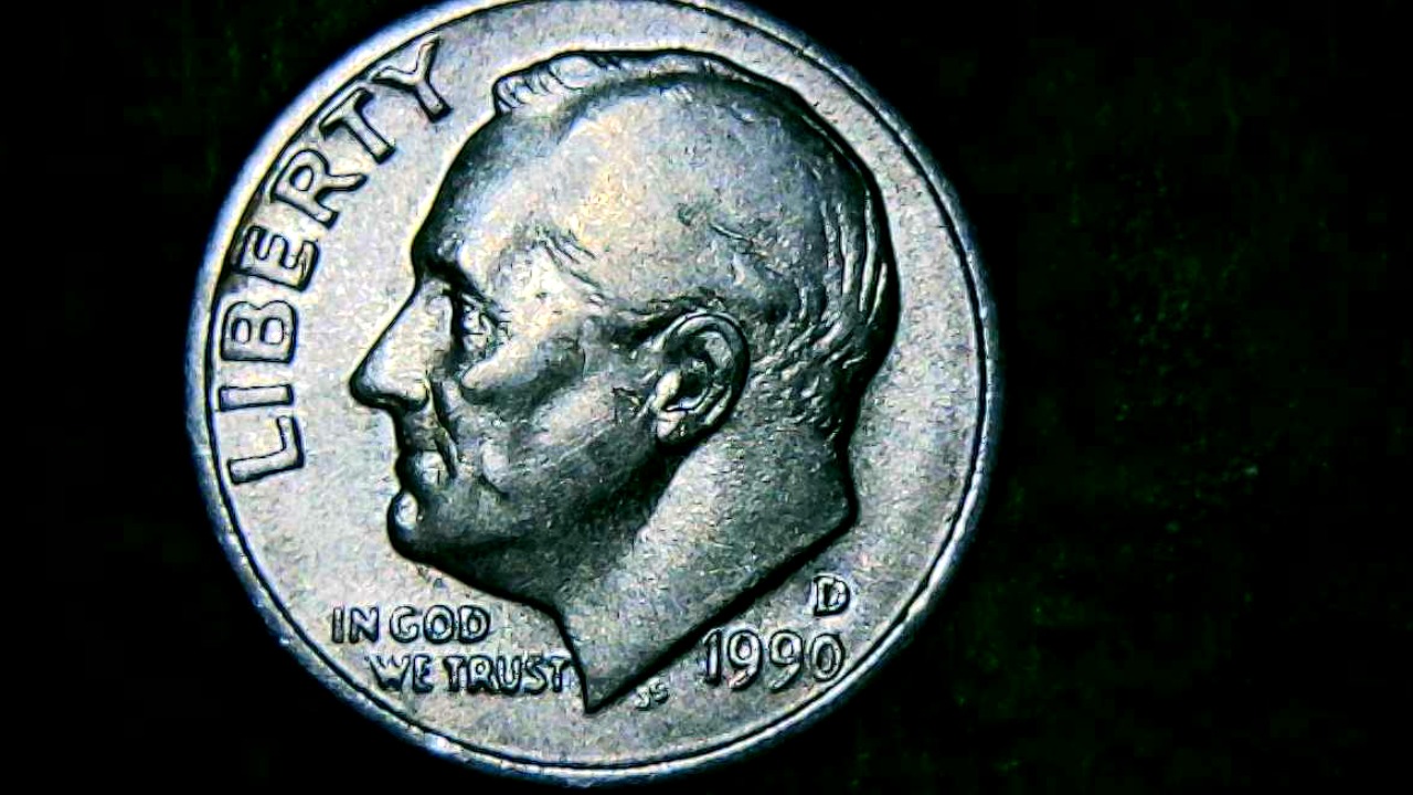 1990-D-Dime-Is-This-Some-Sort-Of-Lamination-On-The-Front