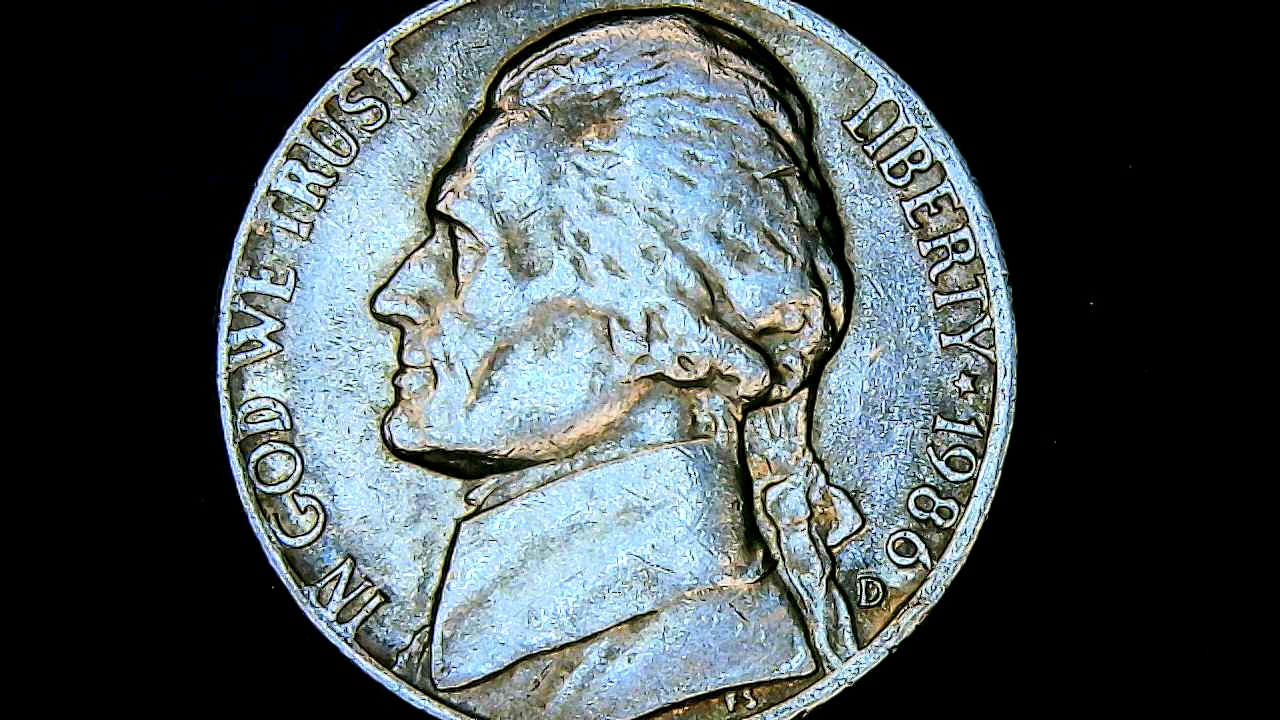 1986-D-Nickel-Why-Is-The-Reverse-Warped-Out-Of-Shape