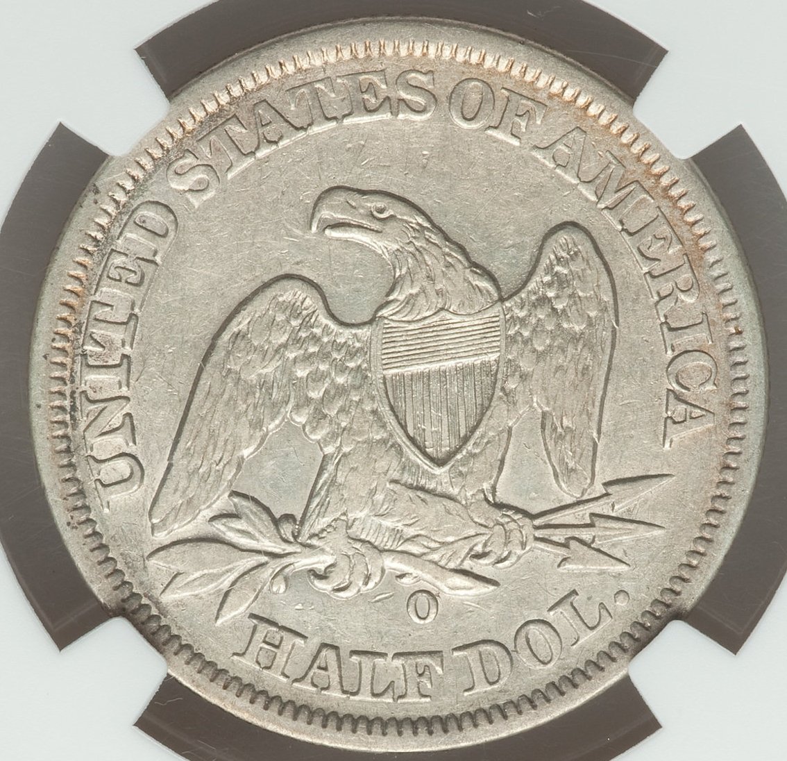 1857-O-Seated-Liberty-Half---Cleaned-Or-Not?