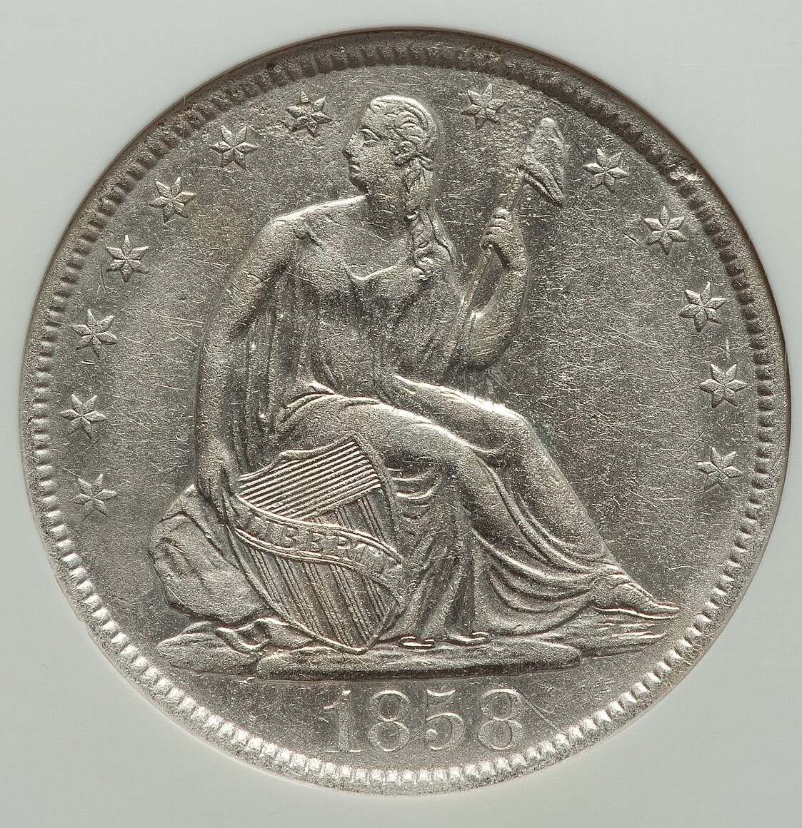 1858-O-Seated-Liberty-Half---Trick-Question
