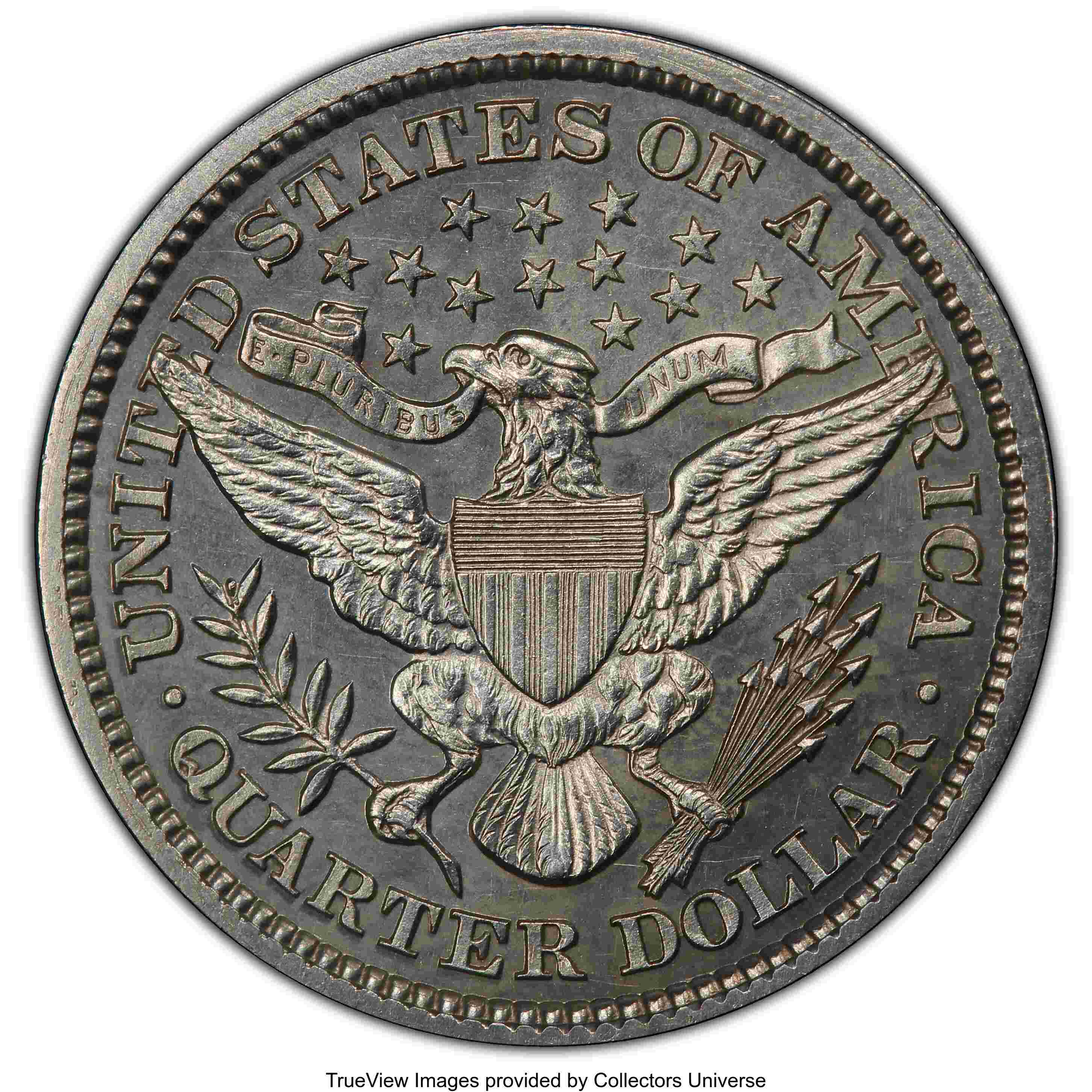 1897-Proof-Barber-Quarter---Rare-PF60-Grade