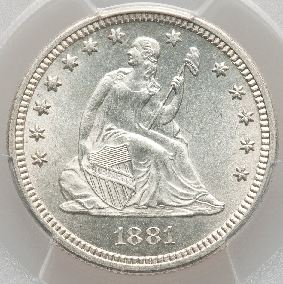 1881-Seated-Liberty-Quarter---What-Does-PCGS-Say?