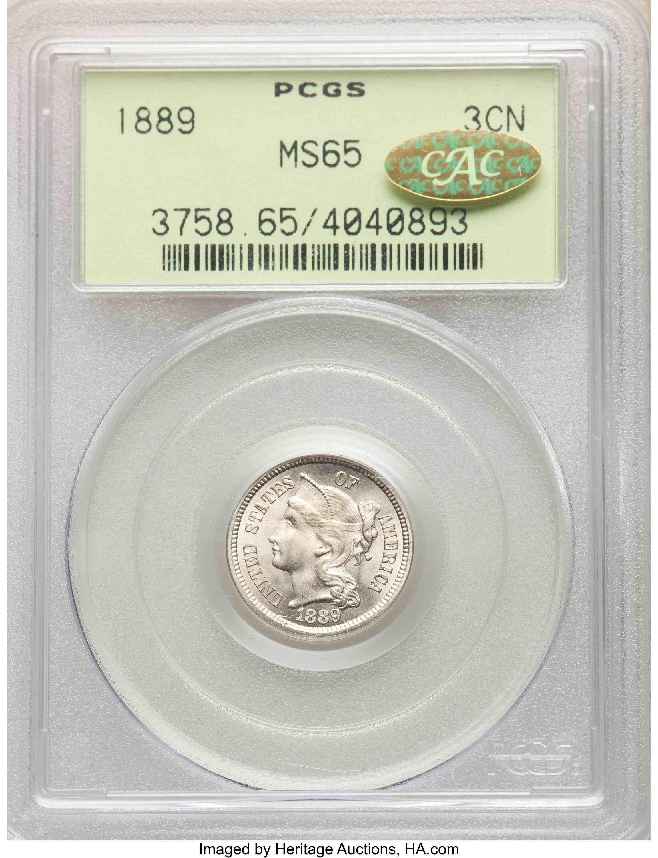 1889-III-Cent-Nickel:-Crappy-Holder,-Pretty-Coin-.